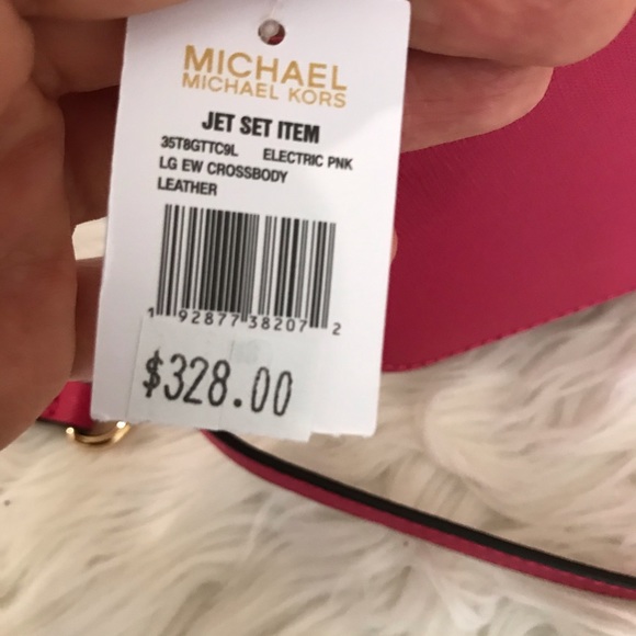 Michael Kors Bags Michael Kors Jet Set Electric Pink Crossbody Bag Poshmark